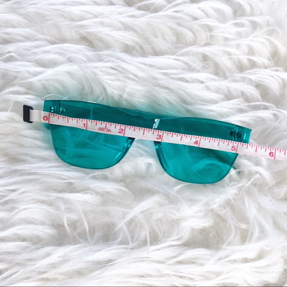 🎀 NEW • Teal Plastic Sunnies • - Picture 5 of 6
